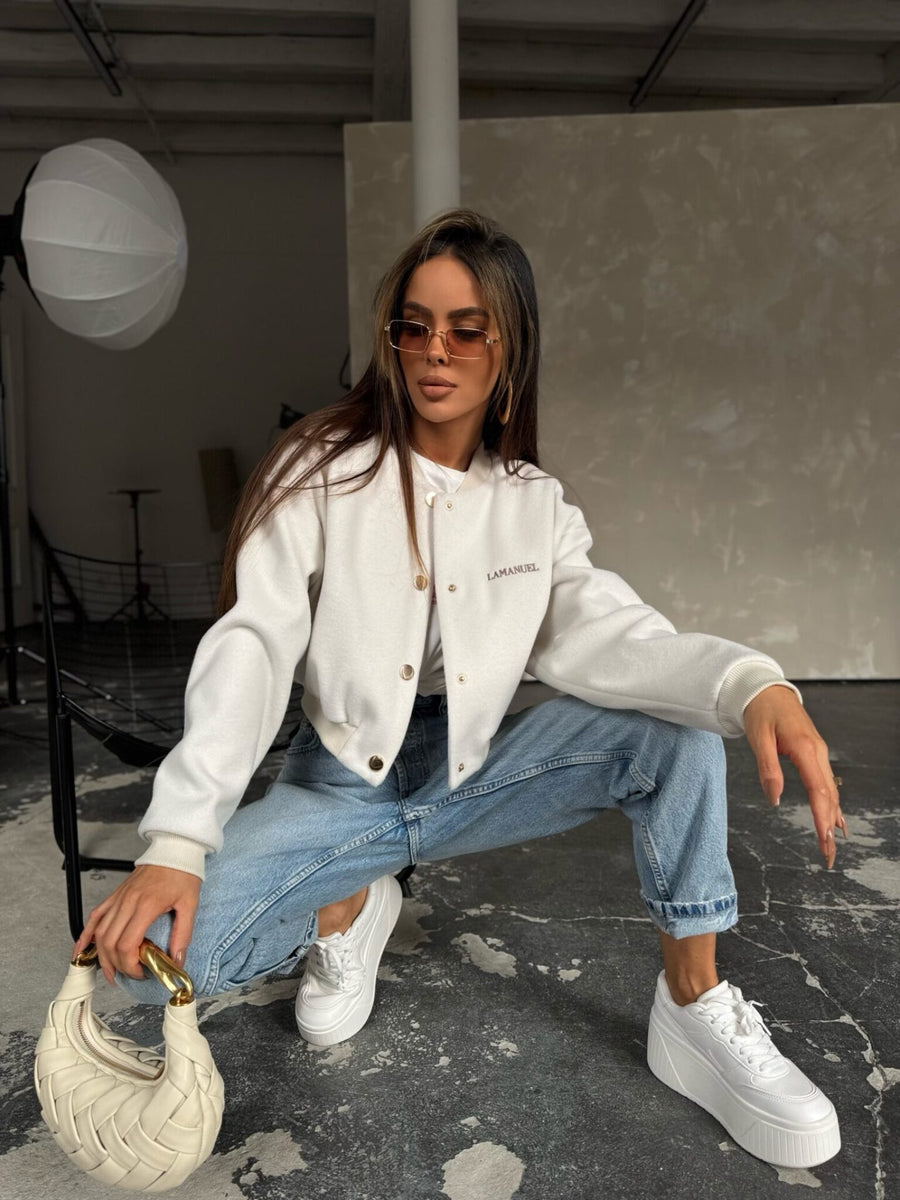 COLLEGE jacket ecru image 1