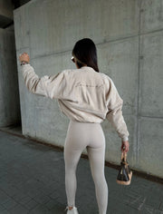 DRIP ON ecru jacket image 7