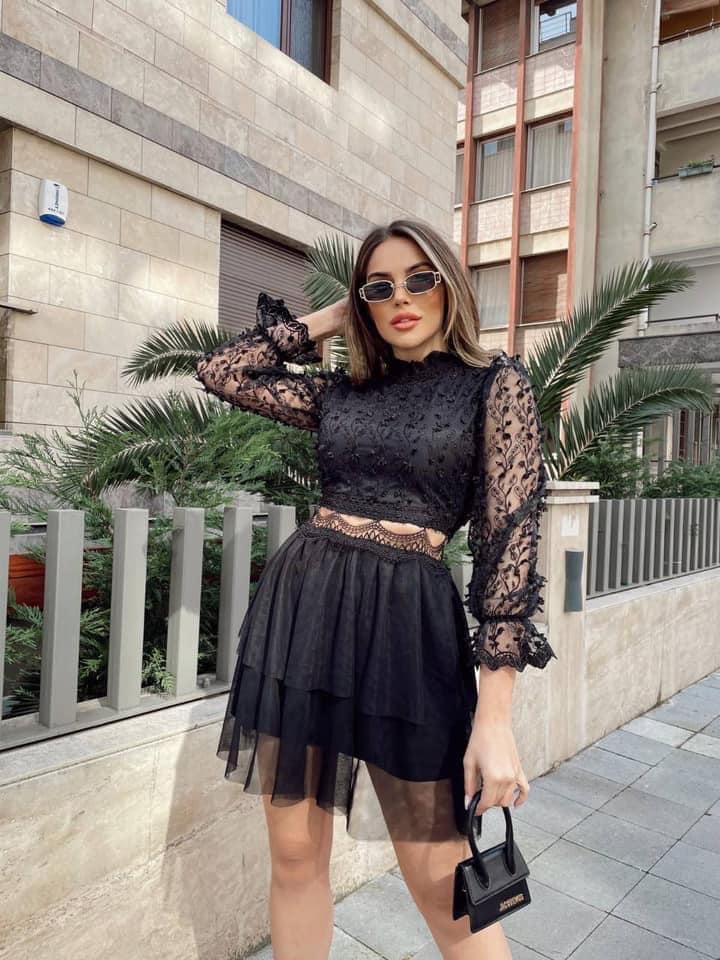 ILIANA BLACK DRESS image 0