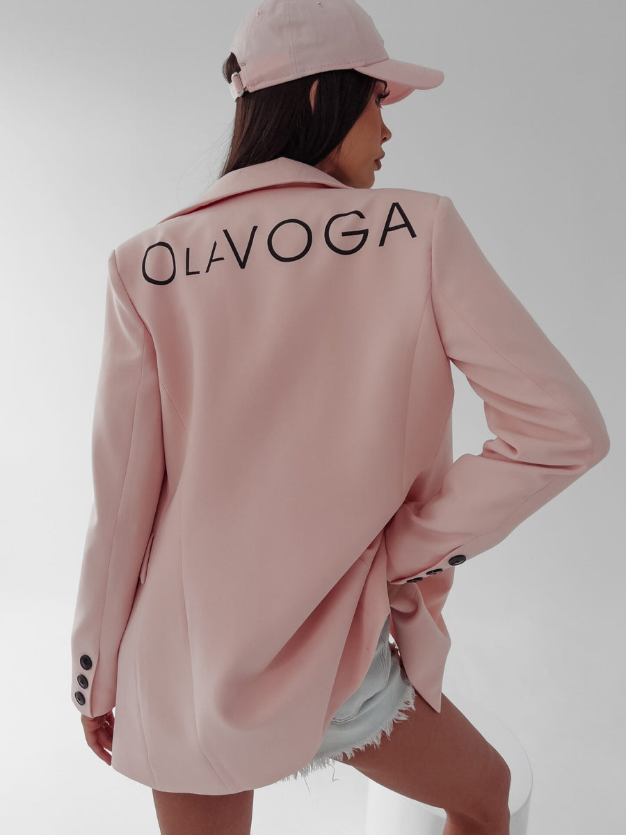 Lara Ola Voga powder fitted blazer image 5