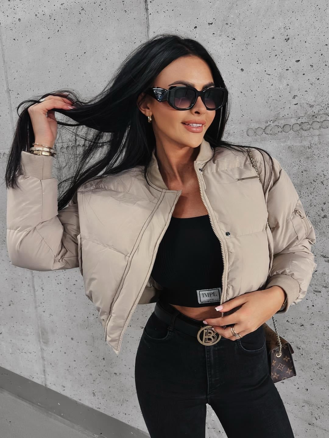 Phonix Ola Voga quilted jacket, beige image 0