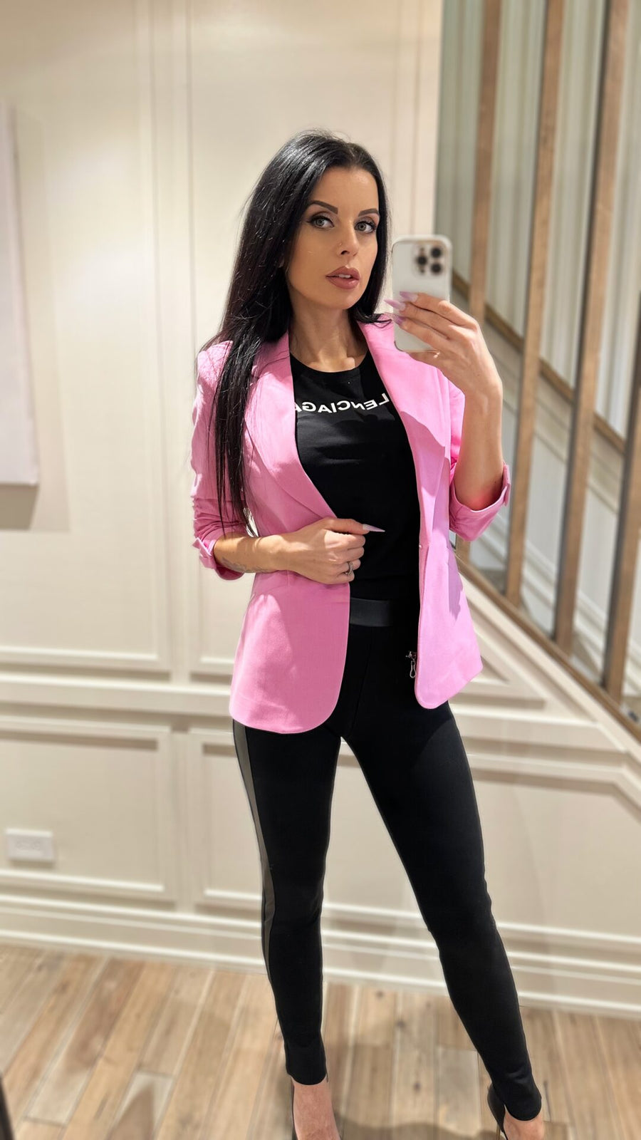 The Celine Blazer - Pink image 10