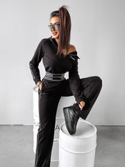 Euphoria Ola Voga black cotton set image 5