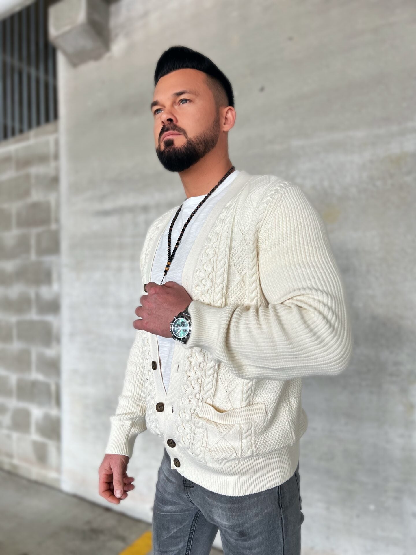 Cotton Men’s Cardigan image 1