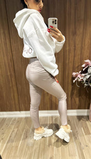 FOOREVER SO EXTRA PANTS BEIGE image 5