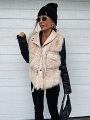 SHOPPING TIME BEIGE VEST image 2