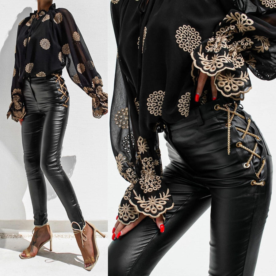 BLACK AGUERO PANTS image 7