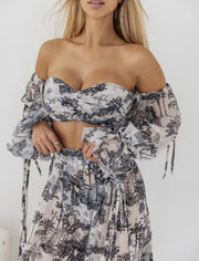 GRAY BREEZE - CHIFFON SET image 7