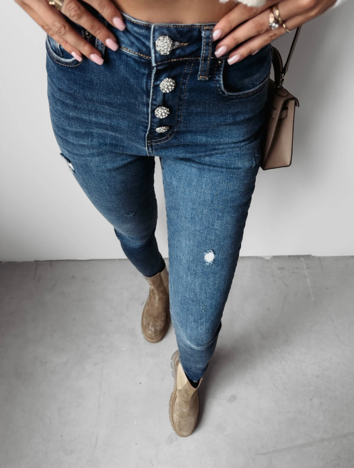 Boise Ola Voga blue slim fit jeans image 1
