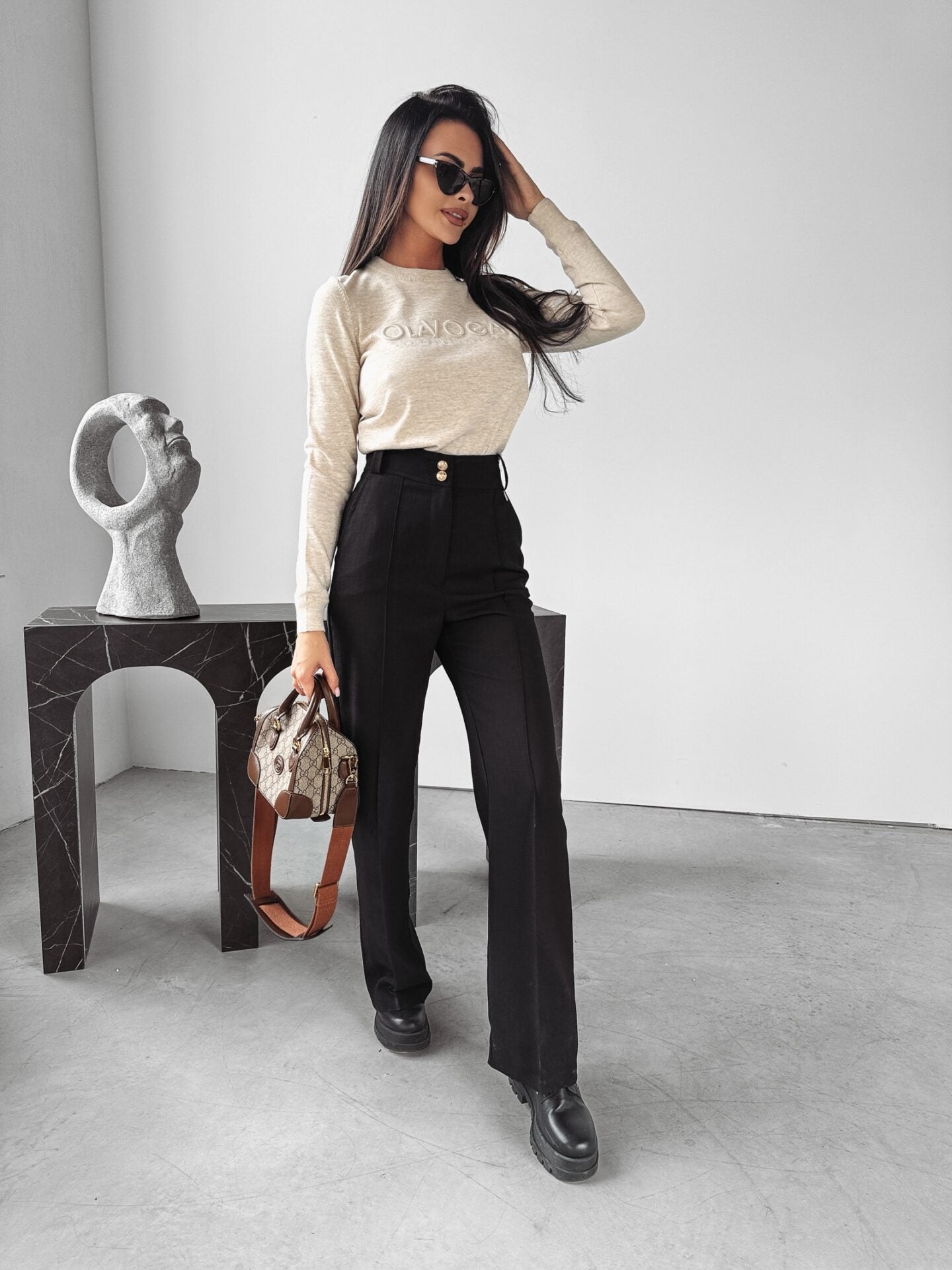 Cara Ola Voga calm sweater, beige image 1