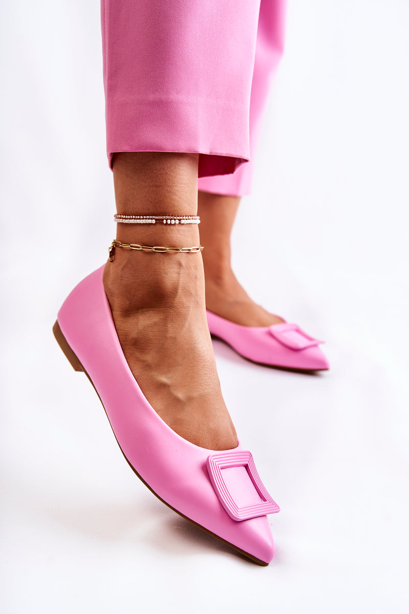 PINK SIMONE LEATHER BALLER SHOES image 5