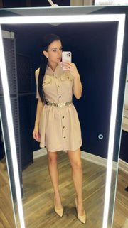 YOUR SOUL ECRU DRESS image 1