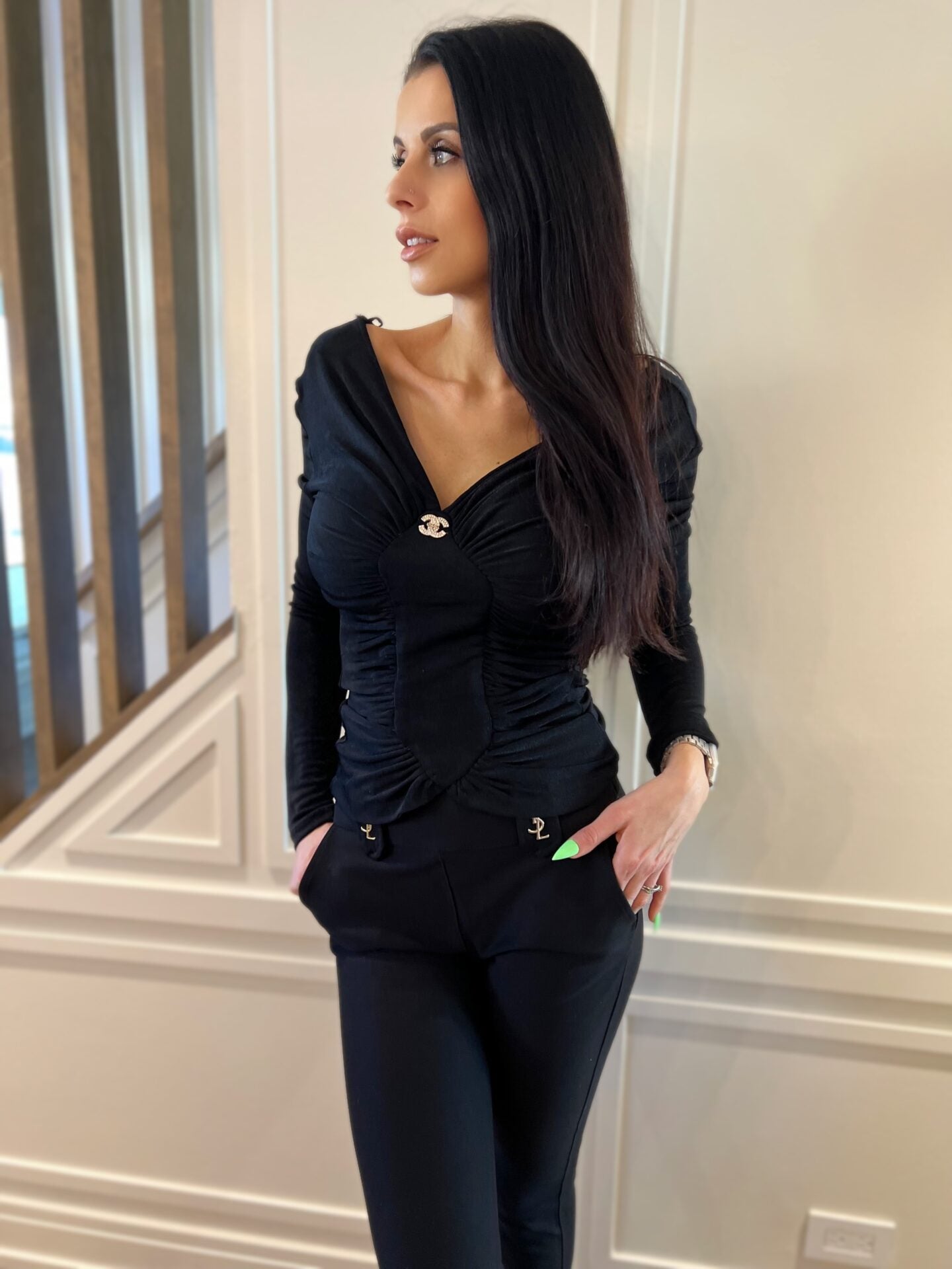 Melanie Logo Blouse image 0