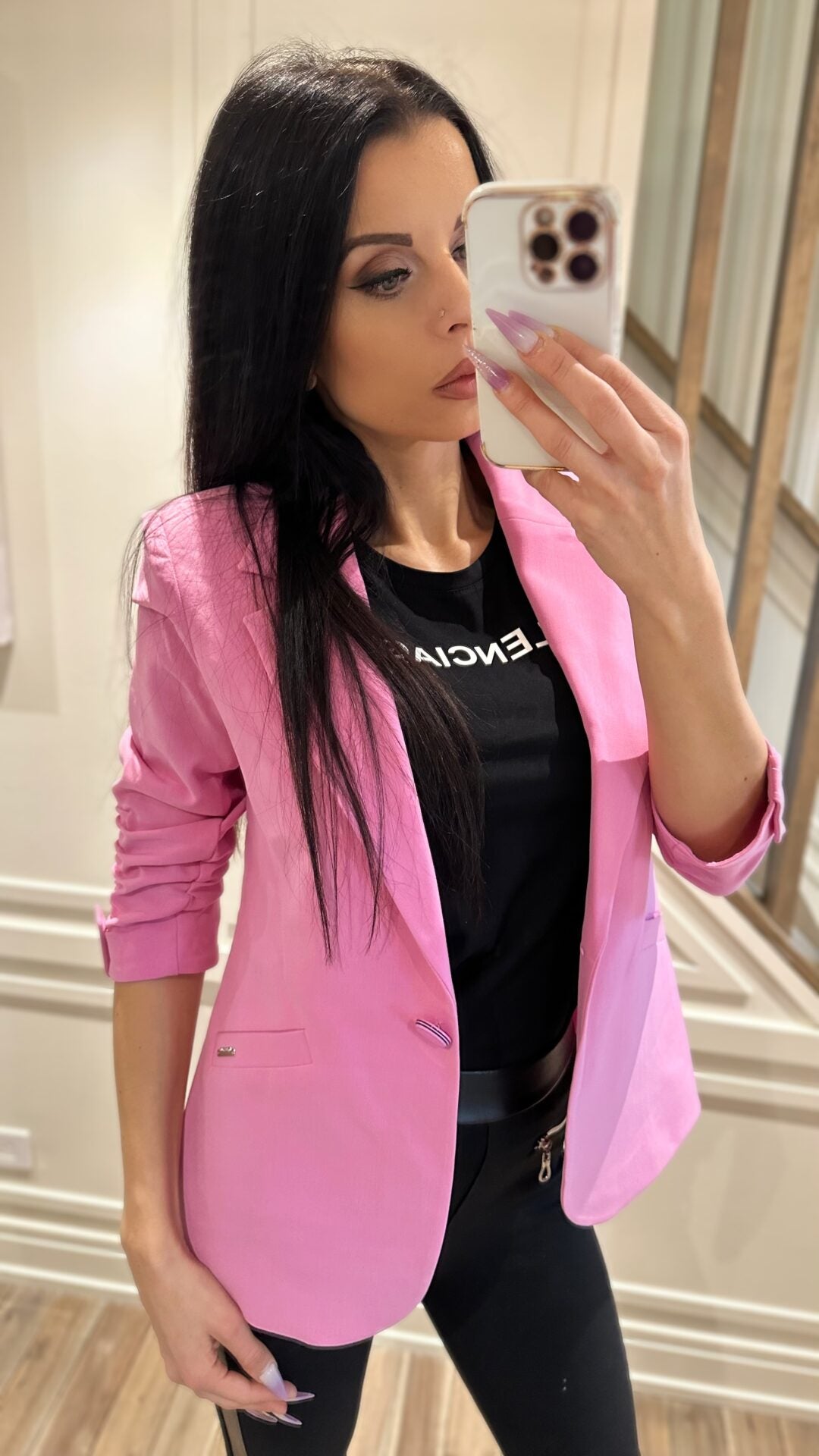 The Celine Blazer - Pink image 0