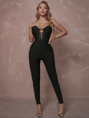 CORINNE BANDAGE JUMPSUIT image 3