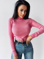 Turtleneck sweater KRISTIN OLAVOGA pink - M image