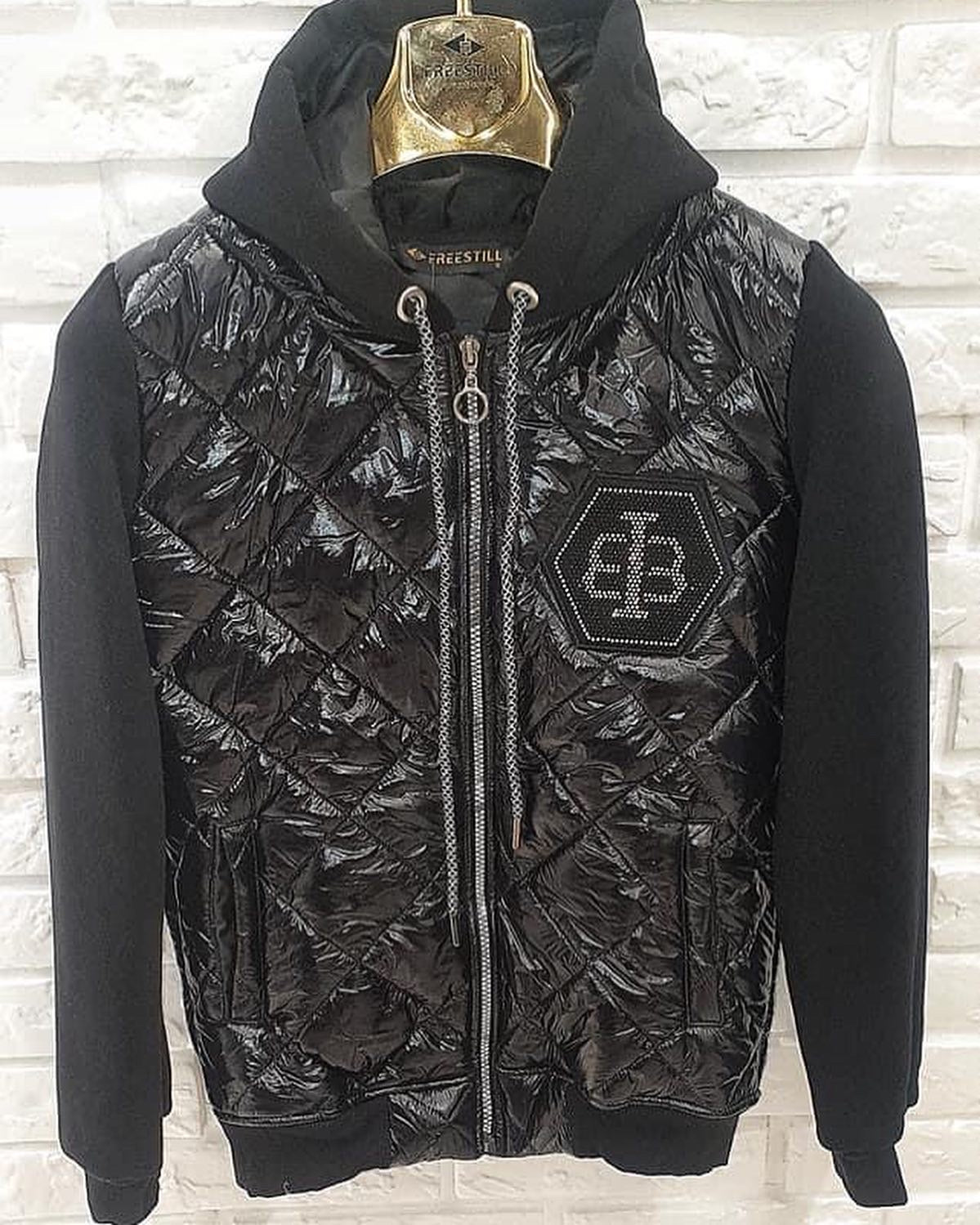 BB Quilted Zip Hoodie image 1