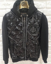 BB Quilted Zip Hoodie image 1
