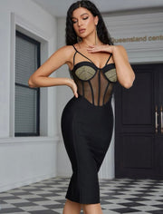 UNCOVERED BANDAGE DRESS image 3