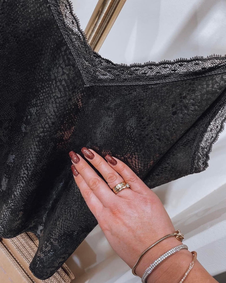 RAQUEL TOP WITH LACE image 1