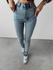 Aster Ola voga skinny jeans blue image 1