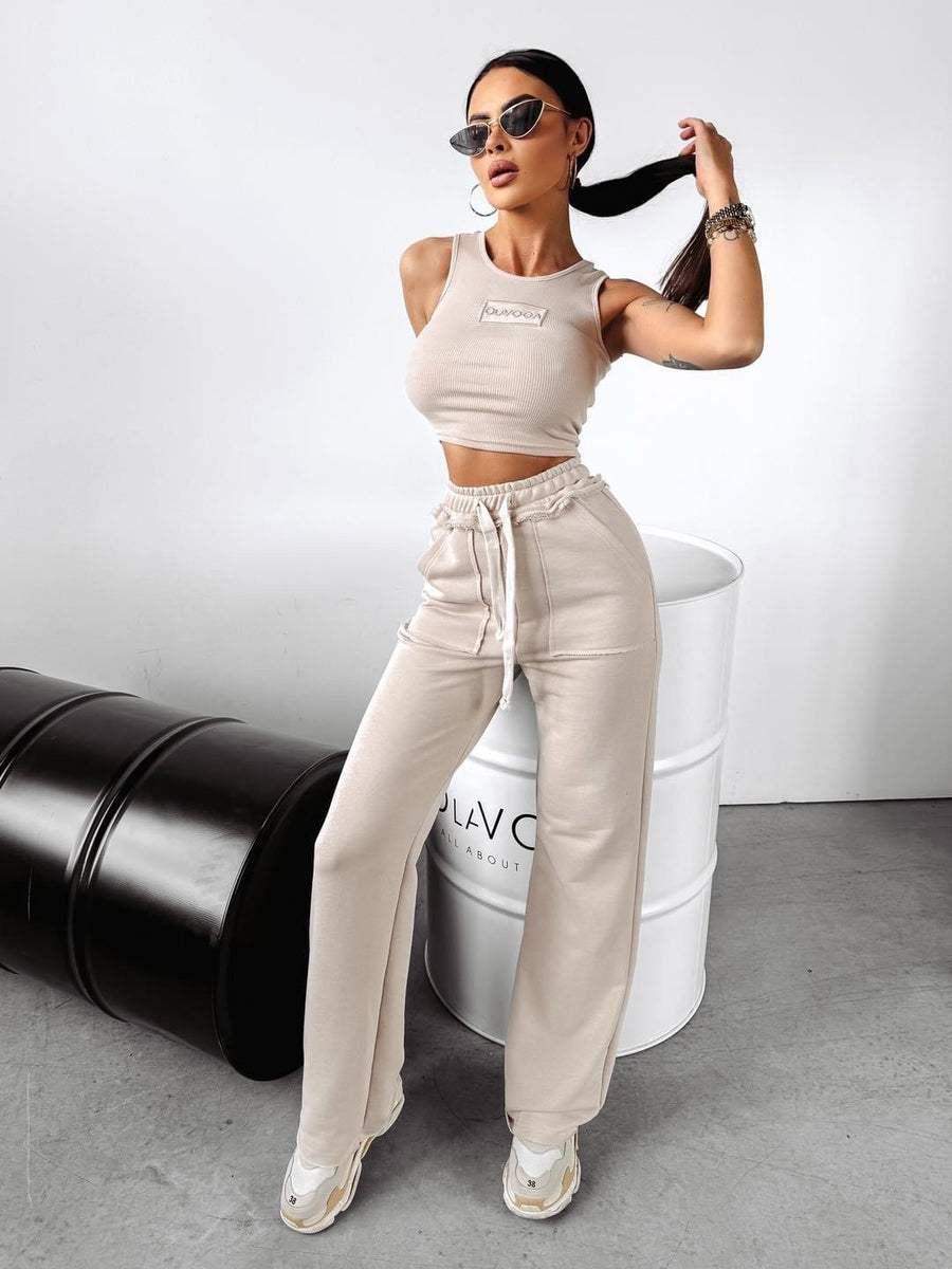 LAGOON Ola Voga women's sweatpants, beige - M image