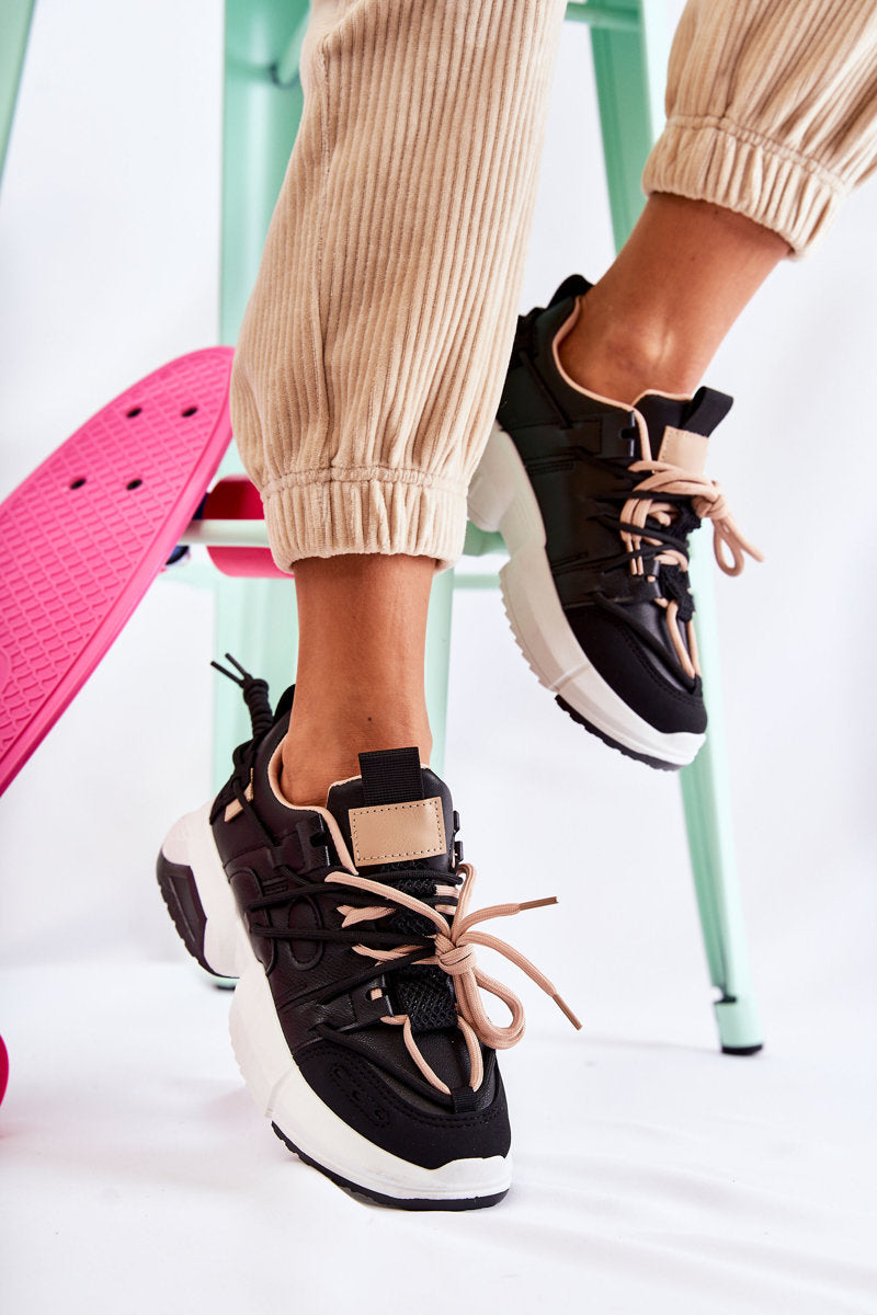SOMEDAY SNEAKERS SPORTS WOMEN'S SHOES BLACK image 3