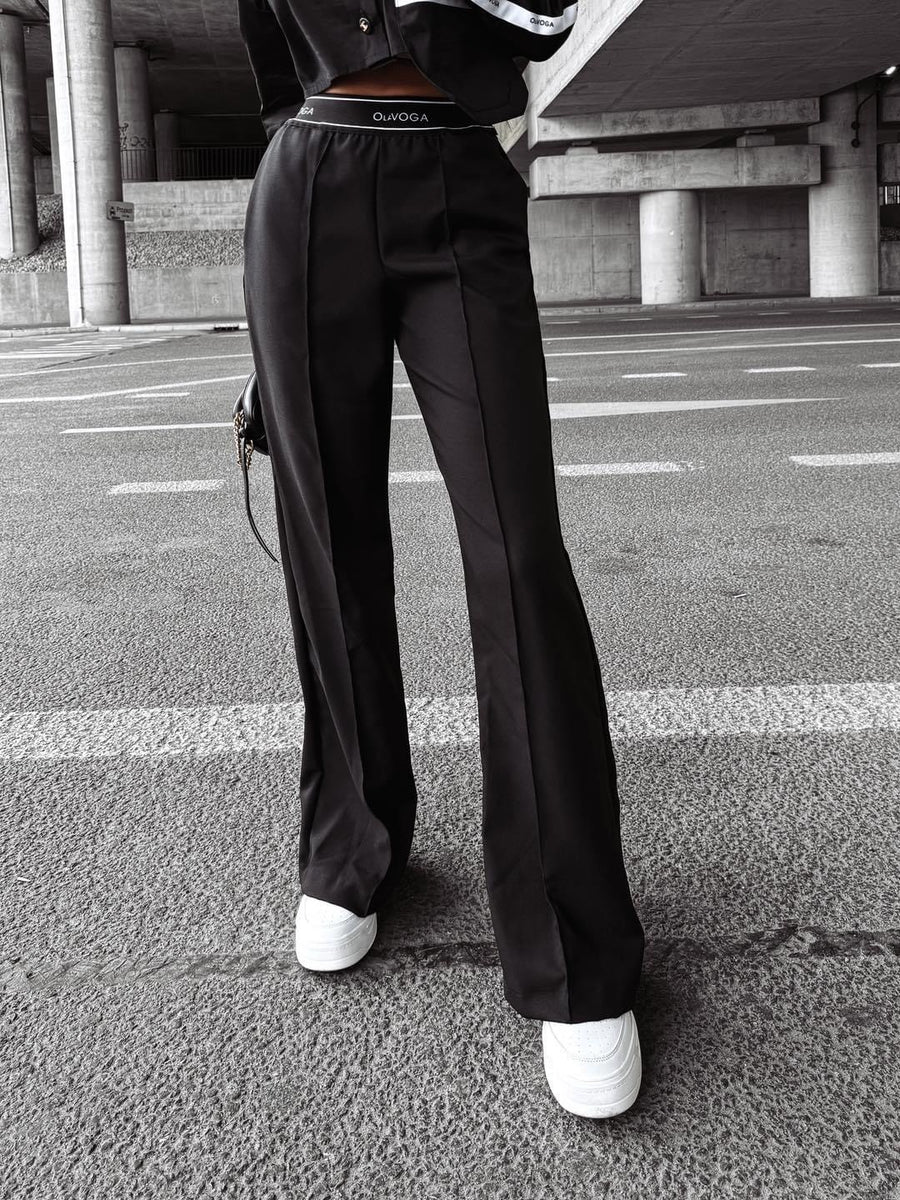 Elegant trousers LESLIE OLAVOGA black image 3