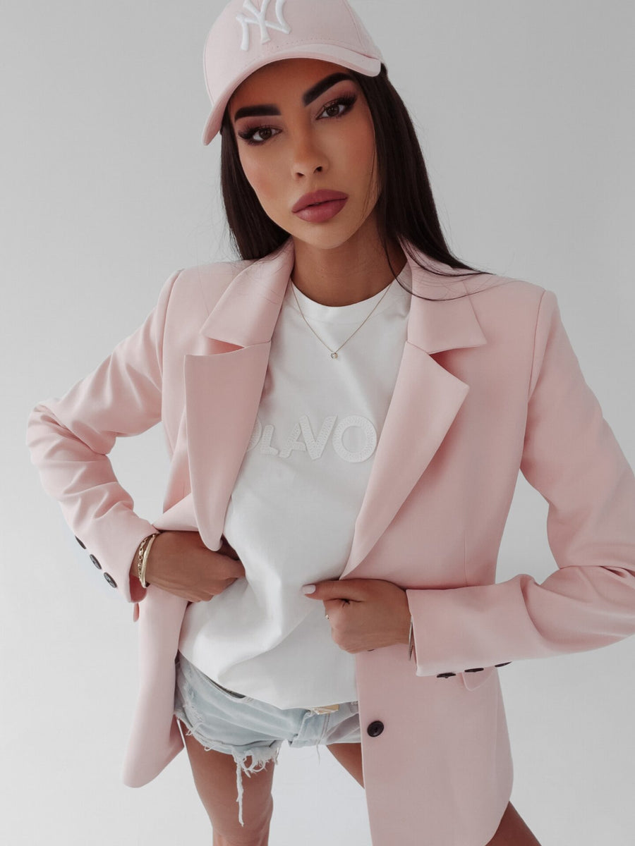 Lara Ola Voga powder fitted blazer image 2