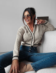 Taryn Ola Voga cardigan, beige image 2