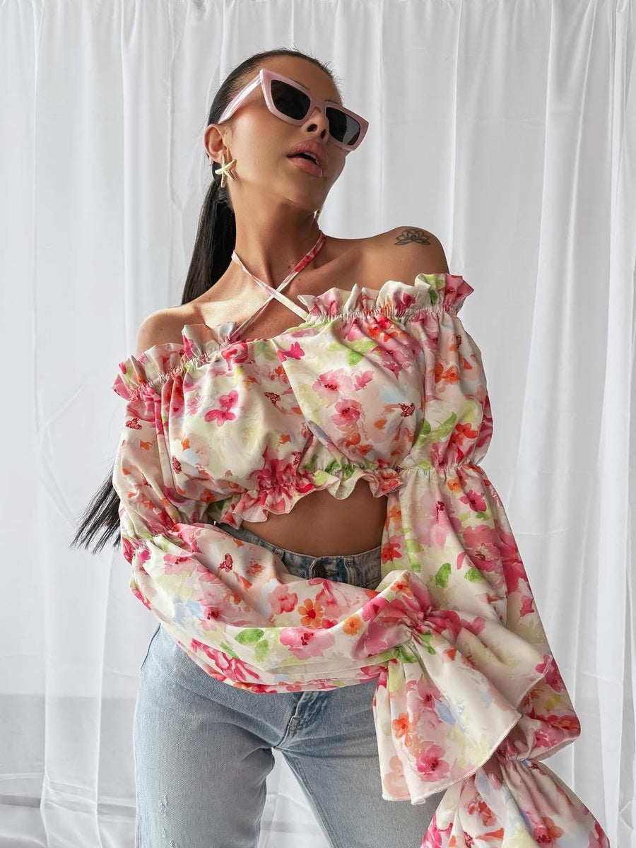 GENTLE OLAVOGA spring bouquet Spanish blouse image 2