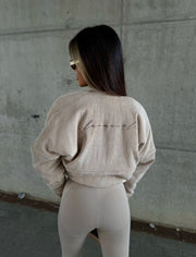 DRIP ON ecru jacket image 3