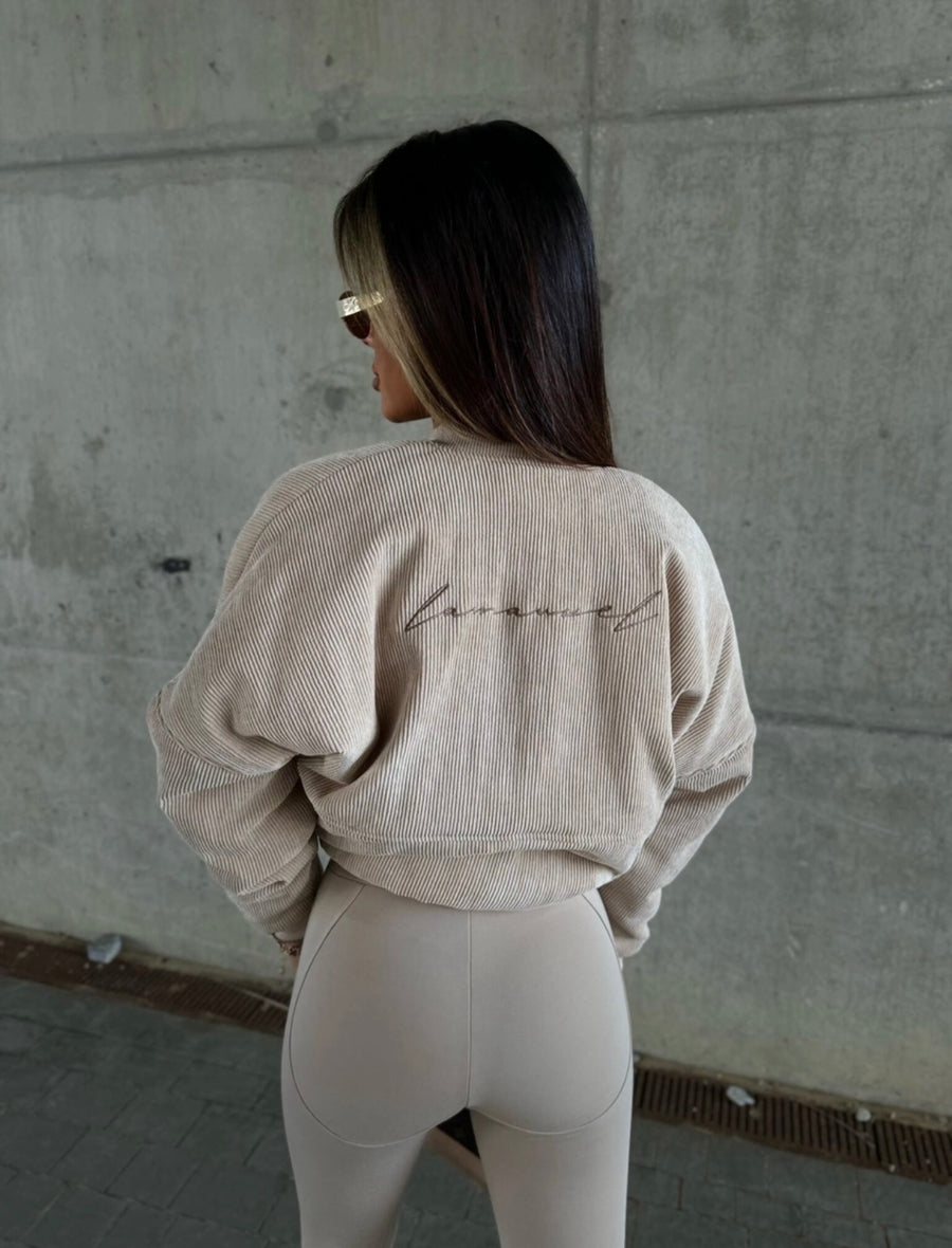 DRIP ON ecru jacket image 3