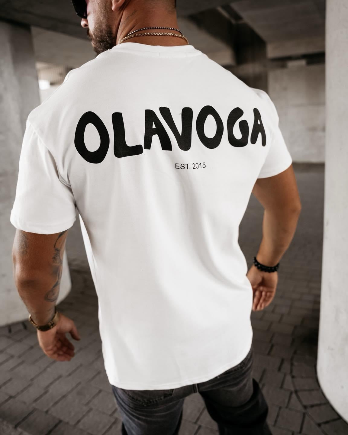 Men's oversize T-shirt SAYER Ola Voga, white image 0