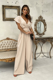 Better Be Sure Beige Jumpsuit image 8