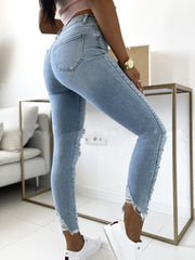 MAVIS JEANS WITH PEARLS image 2