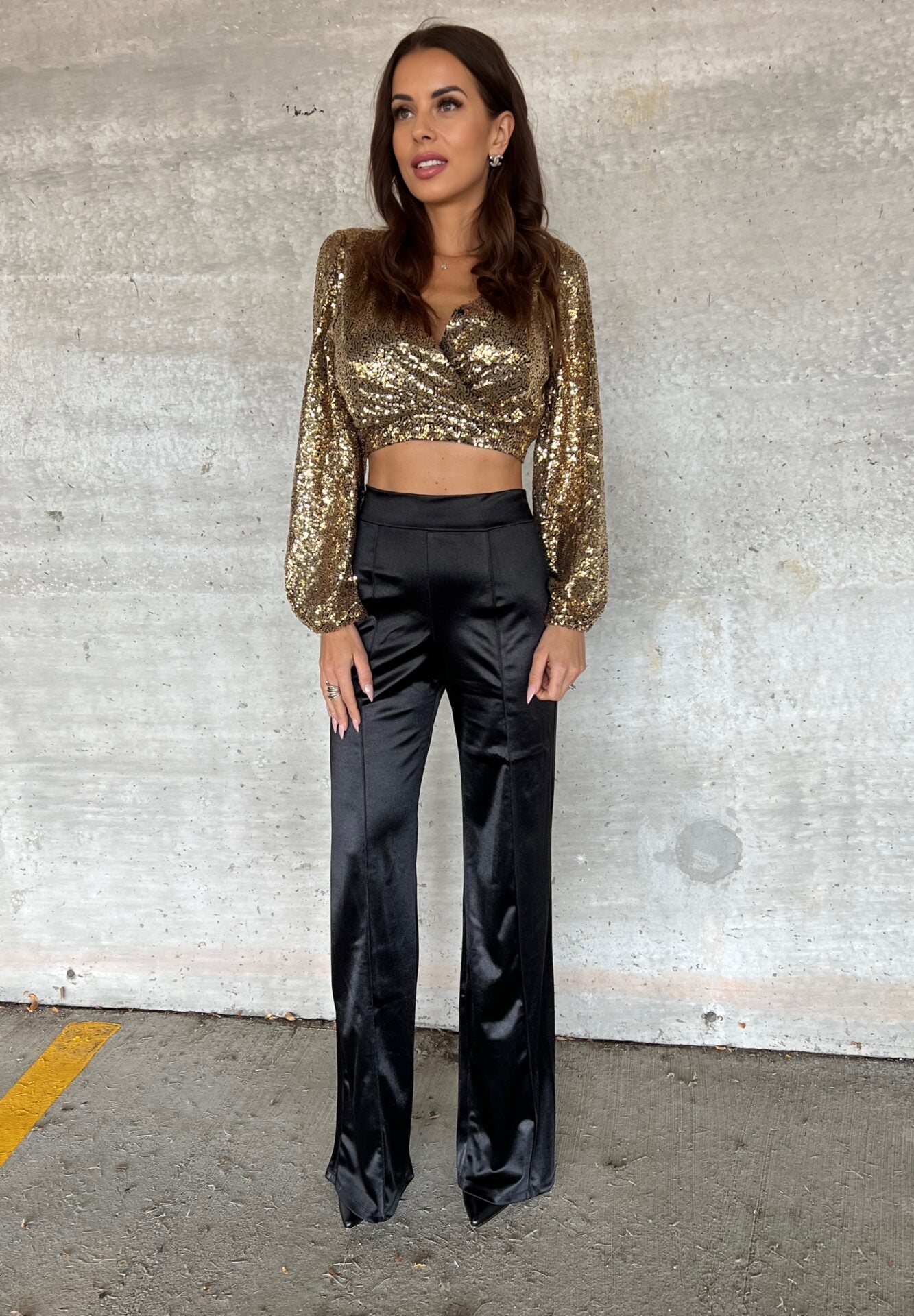 CALL IT SATIN PANTS image 1