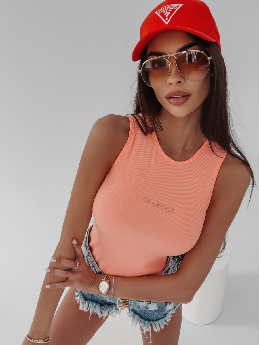 Bibi Ola Voga sleeveless body salmon image 1