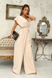 Better Be Sure Beige Jumpsuit image 6