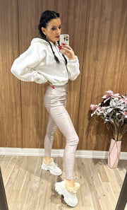 FOOREVER SO EXTRA PANTS BEIGE image 7