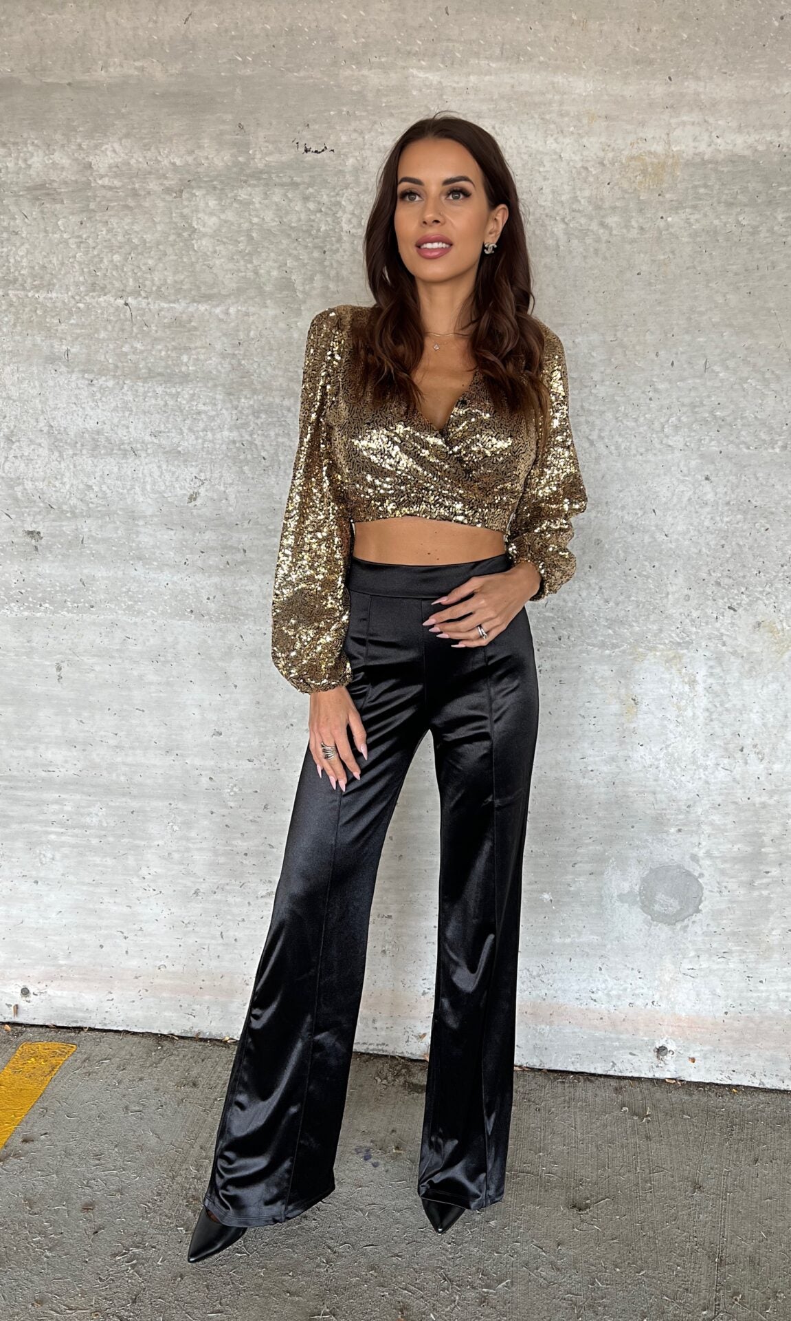 CALL IT SATIN PANTS image 0