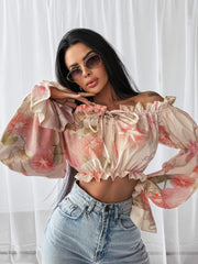 GENTLE OLAVOGA tropical Spanish blouse image 1