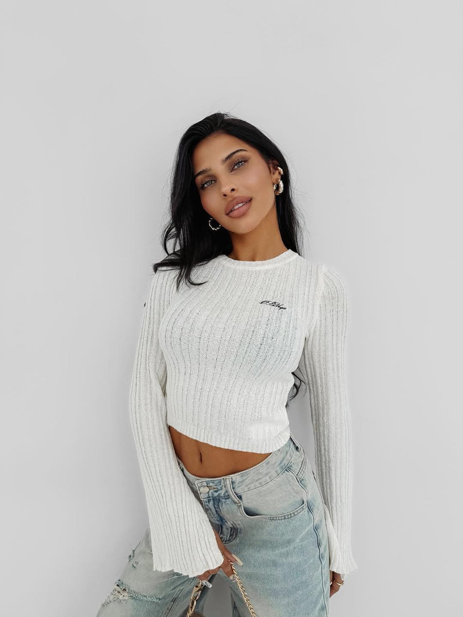 ZIRRA OLAVOGA women's sweater ecru