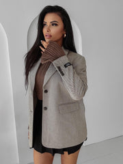 ZITAL OLAVOGA women's jacket, dark beige