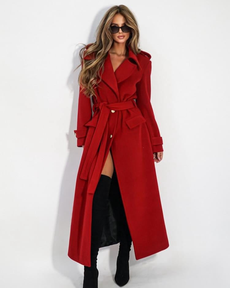 LE LONG Red Coat image 0