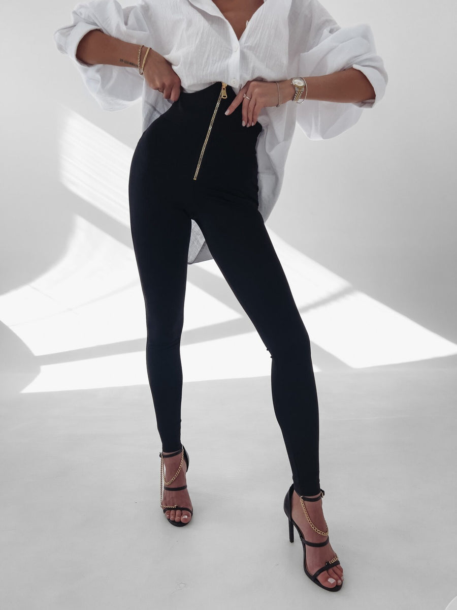 High waist leggings Joan Ola Voga black image 1