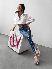 Dore Ola Voga high waist jeans, blue image 0