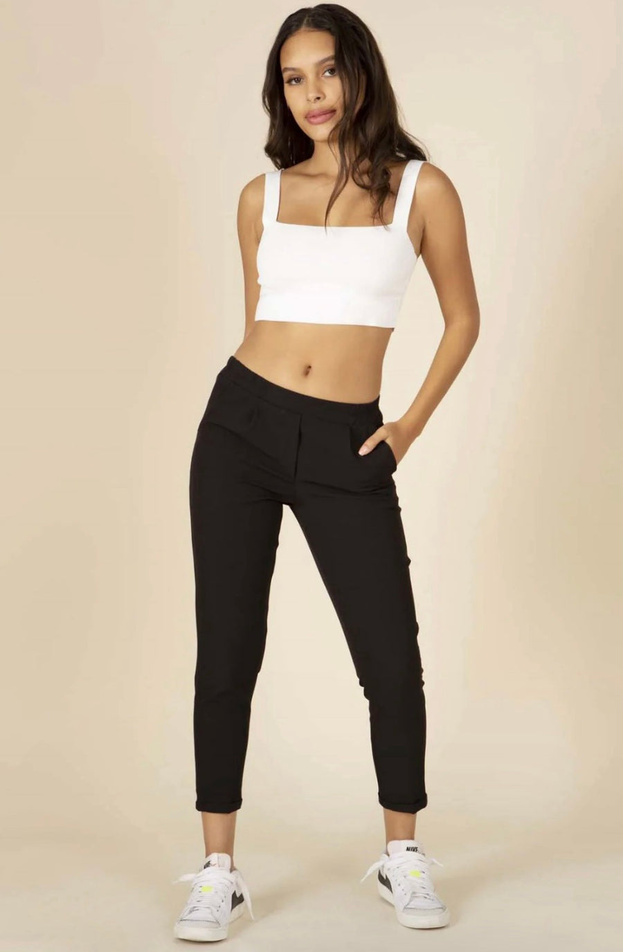 Eva Ankle Pants Black - S image