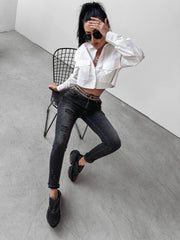 Dore Ola Voga high waist jeans, black - M image
