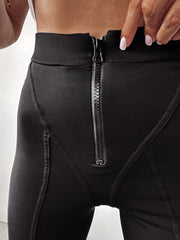 TREKKER Ola Voga elastic leggings, black image 5